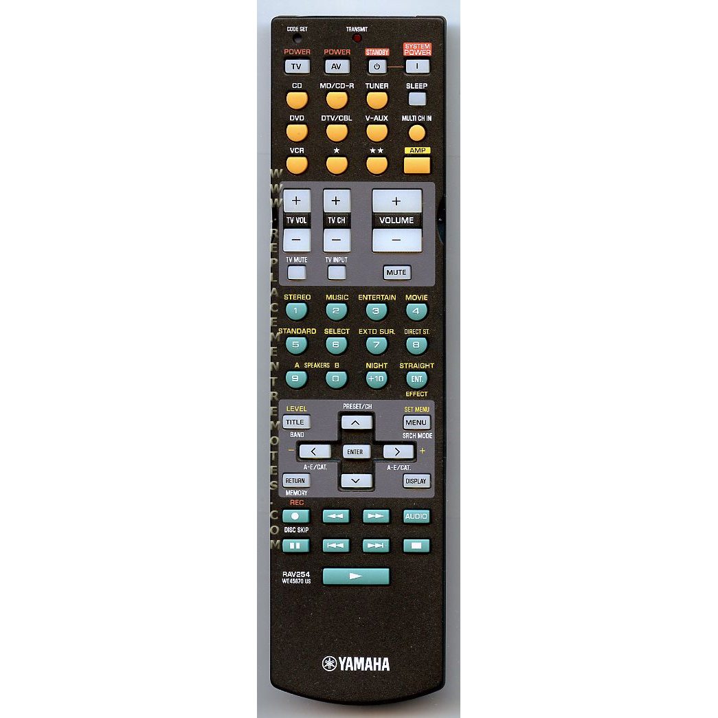 Yamaha RAV254 Receiver Remote Control